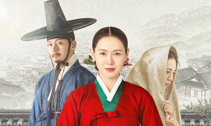 Các diễn viên chính The Scandal, từ trái qua: Ji Chang Wook, Son Ye Jin, Nana. Ảnh: Netflix