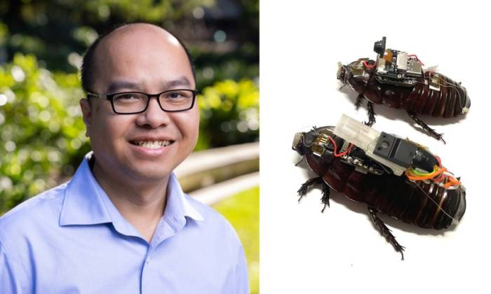 TS Thắng, Giám đốc Biorobotics Lab và nguyên mẫu Paraborg. Ảnh: NVCC