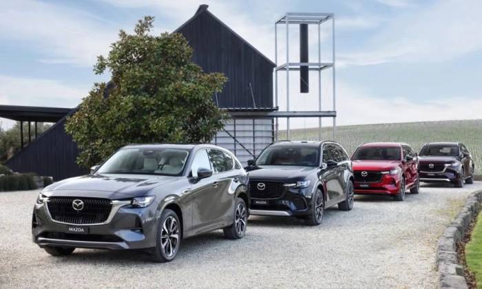 Các dòng SUV của Mazda gồm CX-60, CX-70, CX-80, CX-90. Ảnh: CarExpert