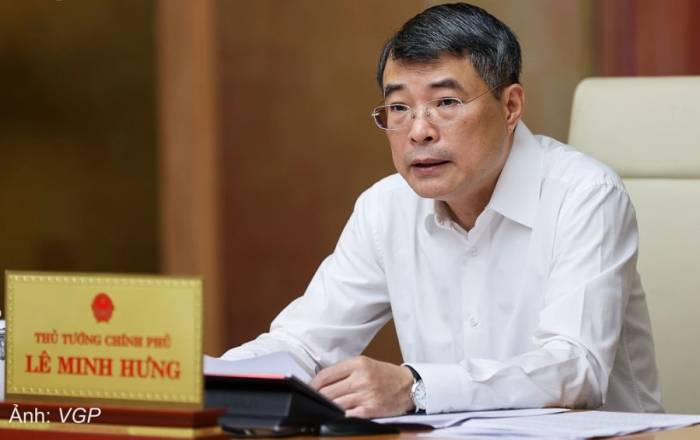 Thủ tướng Lê Minh Hưng phát biểu tại cuộc họp với các bộ ngành về dự án Luật Phát triển doanh nghiệp nhỏ và vừa, ngày 10/9. Ảnh: VGP