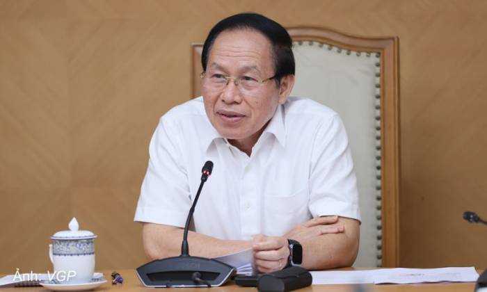 Phó thủ tướng Lê Tiến Châu phát biểu chiều 9/9. Ảnh: VGP