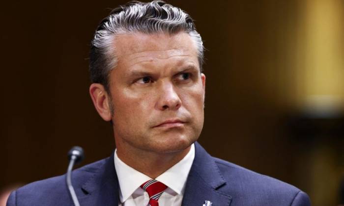 Bộ trưởng Quốc phòng Mỹ Pete Hegseth điều trần trước Ủy ban Ngân sách Thượng viện tại Đồi Capitol ở Washington ngày 21/7. Ảnh: AFP