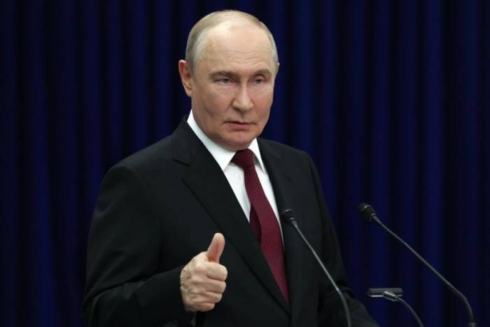 Tổng thống Putin phát biểu tại hội nghị Tổ chức Hợp tác Thượng Hải ở Bishkek, Kyrgyzstan ngày 1/9. Ảnh: AP