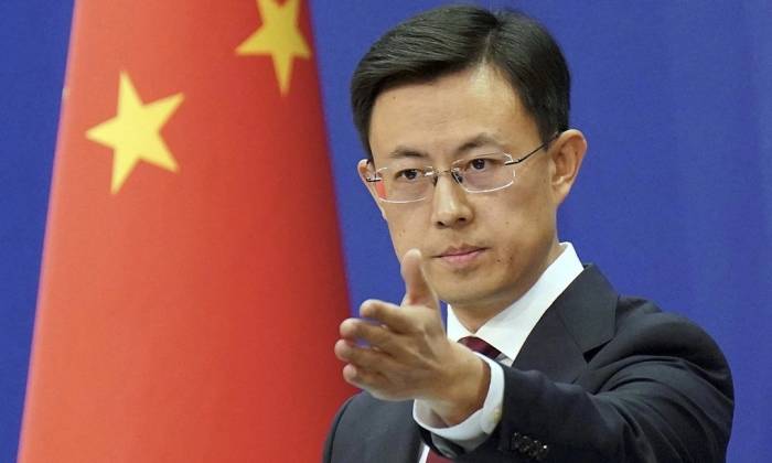 Phát ngôn viên Bộ Ngoại giao Trung Quốc Quách Gia Côn. Ảnh: AFP