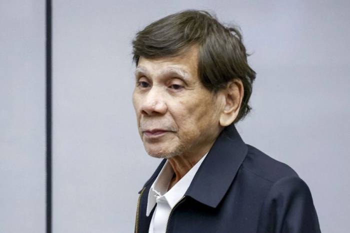 Cựu tổng thống Philippines Rodrigo Duterte xuất hiện tại ICC ngày 16/9. Ảnh: AFP
