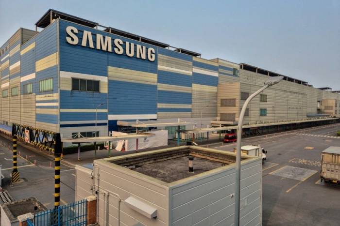 Nhà máy Samsung Electronics Vietnam tại tỉnh Bắc Ninh ngày 3/4/2025. Ảnh: Reuters