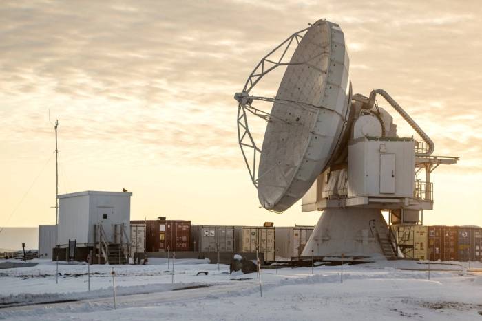 Căn cứ Vũ trụ Pituffik của Mỹ tại Greenland hồi tháng 10/2023. Ảnh: Reuters