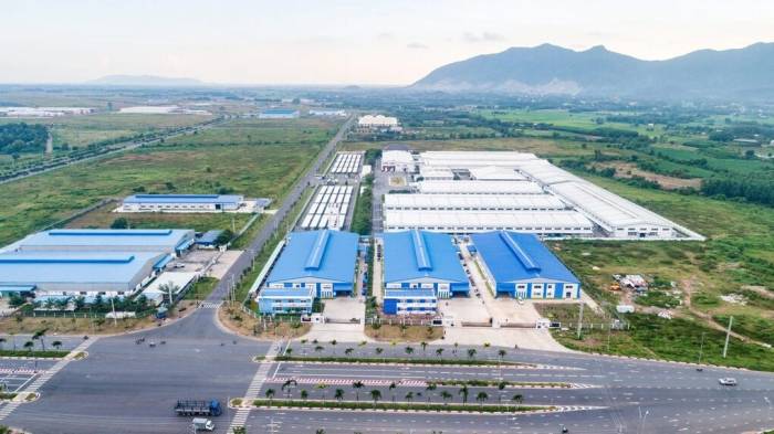 Một khu công nghiệp tại Bình Giã, Châu Đức cũ. Ảnh: Cổng thông tin UBND TP HCM