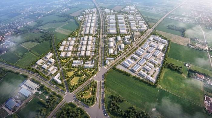 Phối cảnh khu công nghiệp Meyinpark Hưng Yên. Ảnh: Meygroup