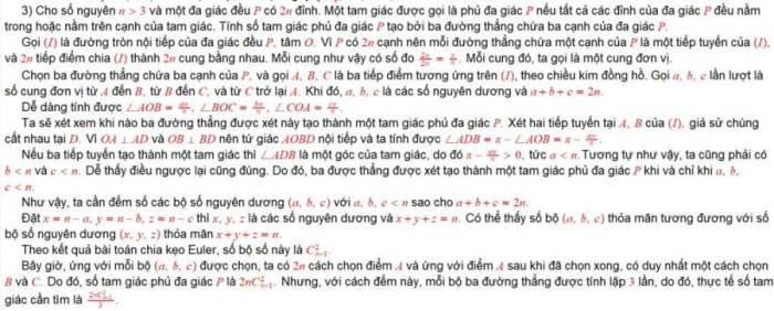 Đề và lời giải môn Toán thi chọn đội tuyển học sinh giỏi quốc gia của Hà Nội - 3