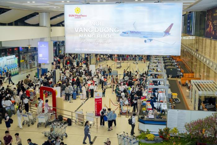 Một góc sân bay quốc tế Đà Nẵng. Ảnh: Ánh Dương