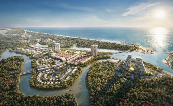 Phối cảnh tổng thể dự án Coastal Quảng Ngãi A Community by HAUS. Ảnh: HAUS