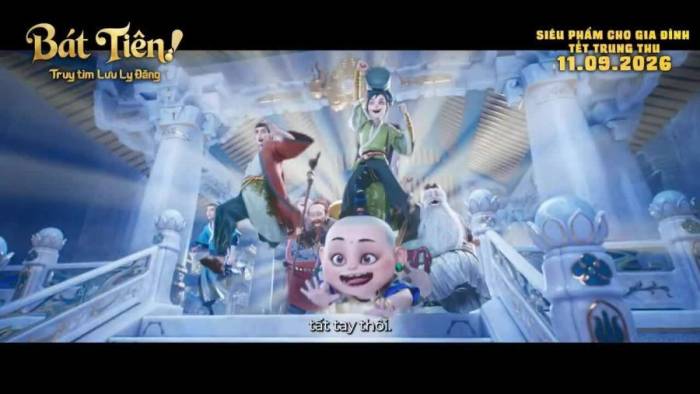 Trailer 'Bát Tiên truy tìm lưu ly đăng'