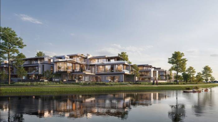 Phối cảnh biệt thự Sola ven sông. Ảnh: Masterise Homes