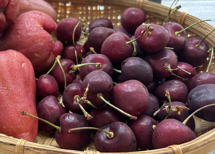 Quả anh đào giàu chất chống oxy hóa tốt cho thận. Ảnh: Anh Chi