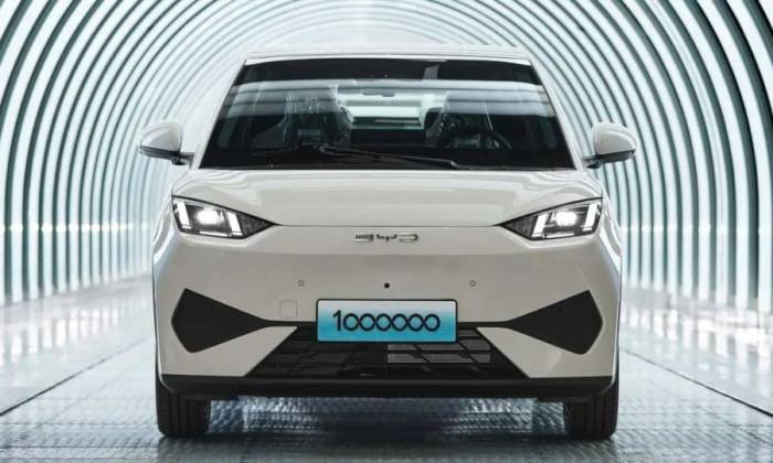 Chiếc BYD thứ 1 triệu xuất xưởng. Ảnh: BYD