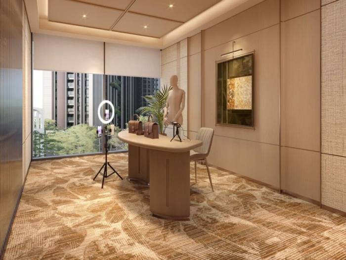 Không gian Creative Studio tại Imperia Sensa Park dành cho các hoạt động sáng tạo nội dung như podcast, livestream của giới trẻ. Ảnh: MIK Group
