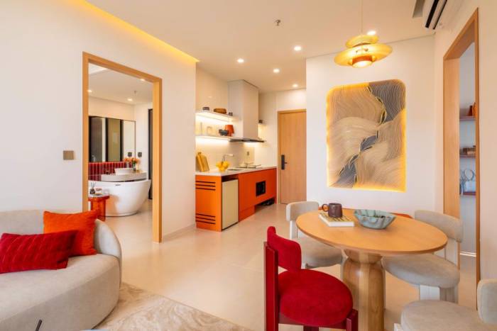 Thiết kế căn mẫu Alora Nha Trang. Ảnh: KDI Group