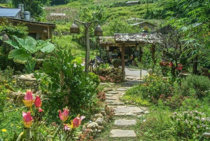 Không gian một quán cà phê đẹp ở Tả Van. Ảnh: Tuấn Đào
