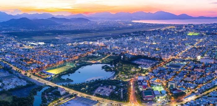 Đô thị tại phía Nam trung tâm Đà Nẵng. Ảnh: Ánh Dương