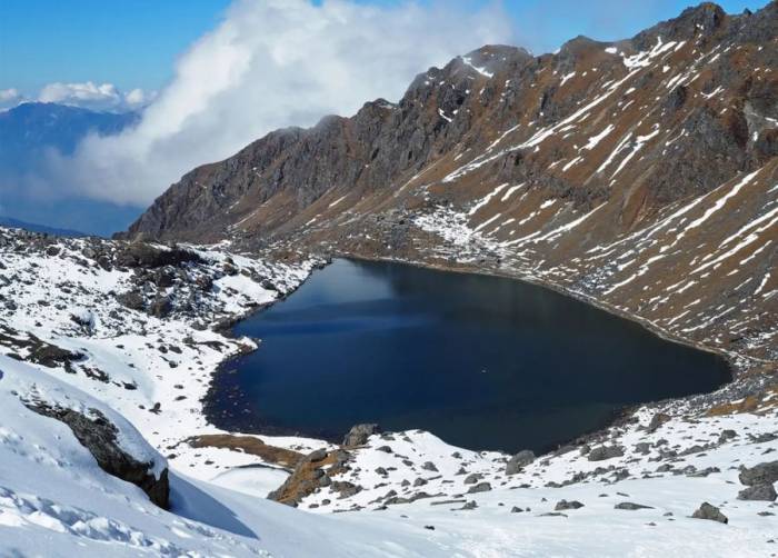 Hồ thiêng Gosaikunda. Ảnh: Nepal Trek Hub