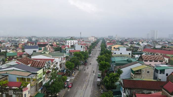 Đường phố Vinh sáng 20/9. Ảnh: Đức Hùng