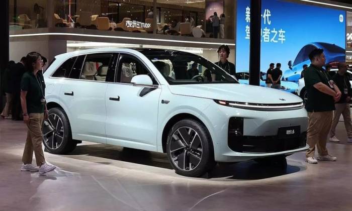 Li L6 trưng bày tại triển lãm Bắc Kinh, tháng 4/2026. Ảnh: CnEVPost