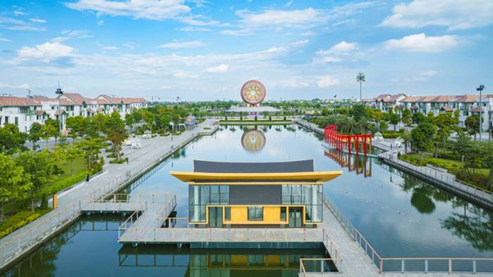 Công viên Lễ hội trên trục kết nối với công viên Văn hóa. Ảnh: Ánh Dương