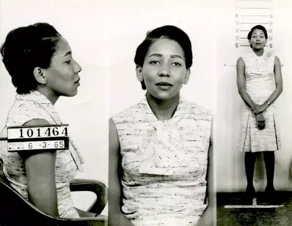 Ảnh chụp Doris Payne khi bị bắt năm 1965. Ảnh: NYT