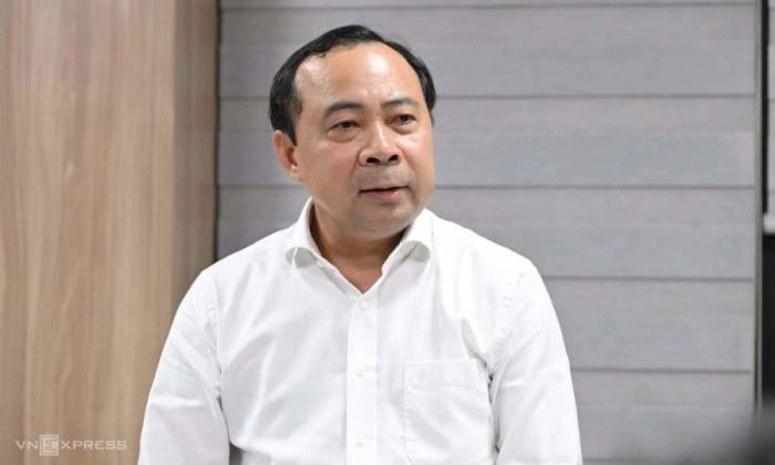 Bộ trưởng Khoa học và Công nghệ Vũ Hải Quân đến thăm, làm việc với Viện Nghiên cứu cao cấp về Toán, chiều 13/9. Ảnh: Trọng Đạt