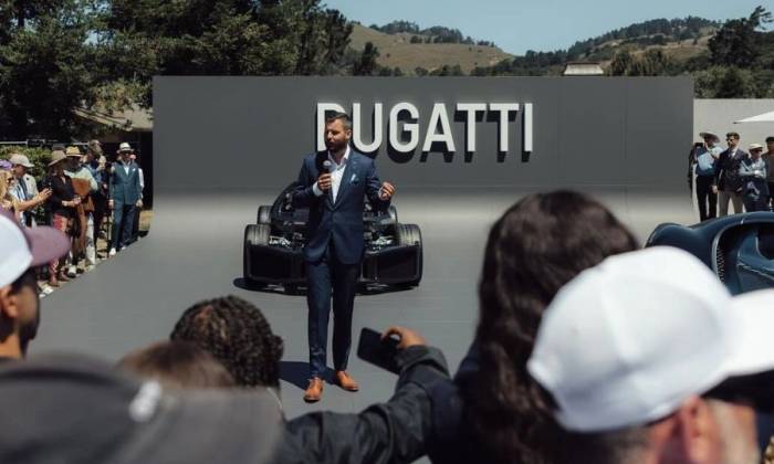 Mate Rimac tại một sự kiện xe hơi tại Mỹ năm 2024. Ảnh: Mate Rimac