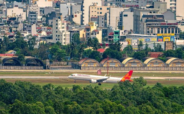 Một góc sân bay tại Đà Nẵng. Ảnh: Ánh Dương