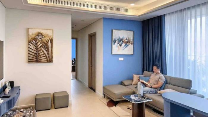 Anh Châu Ngô, khách thuê căn hộ cao cấp tại The Panoma 1. Ảnh: Ánh Dương