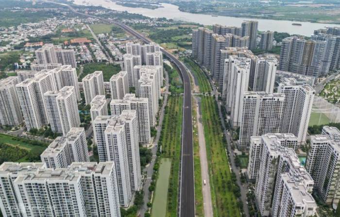 Bất động sản khu Đông TP HCM với các dự án chung cư, tháng 8/2026. Ảnh: Quỳnh Trần