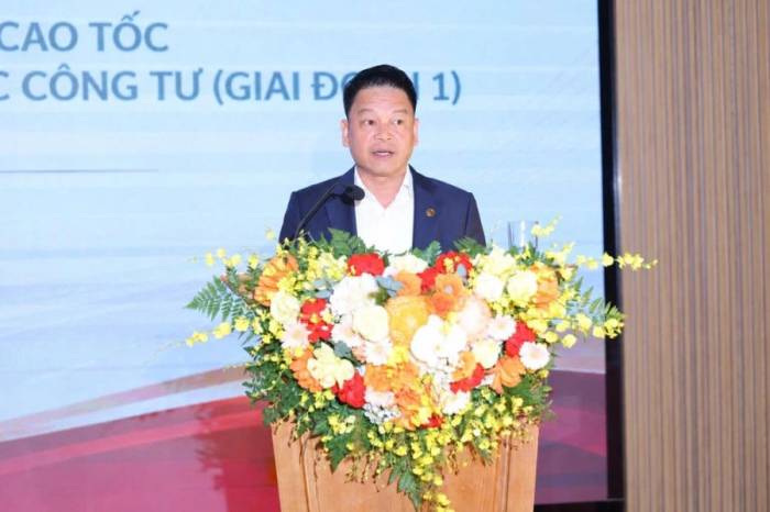 Ông Nguyễn Ngọc Nghị tại lễ ký kết. Ảnh: