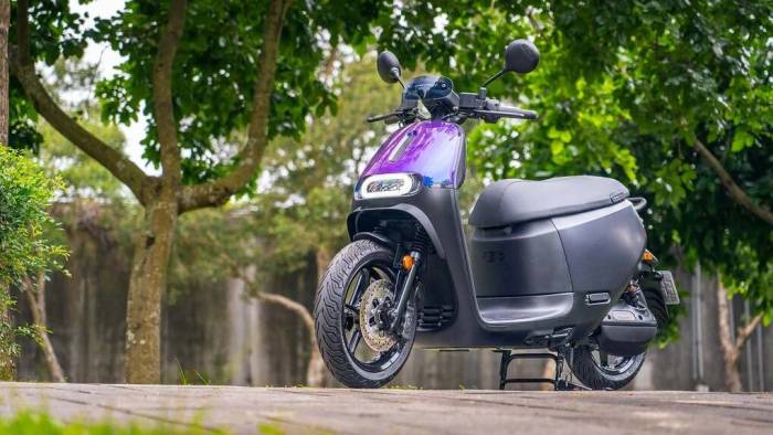 Mẫu xe máy điện Gogoro SuperSport tại thị trường Đài Loan. Ảnh: Nownews