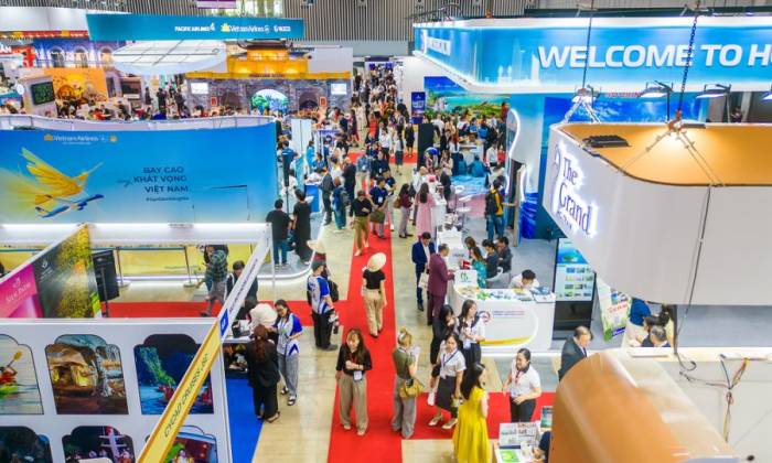 Hội chợ Du lịch Quốc tế TP HCM 2026 có các đại diện doanh nghiệp đến từ hơn 40 quốc gia và vùng lãnh thổ tham dự. Ảnh: BTC