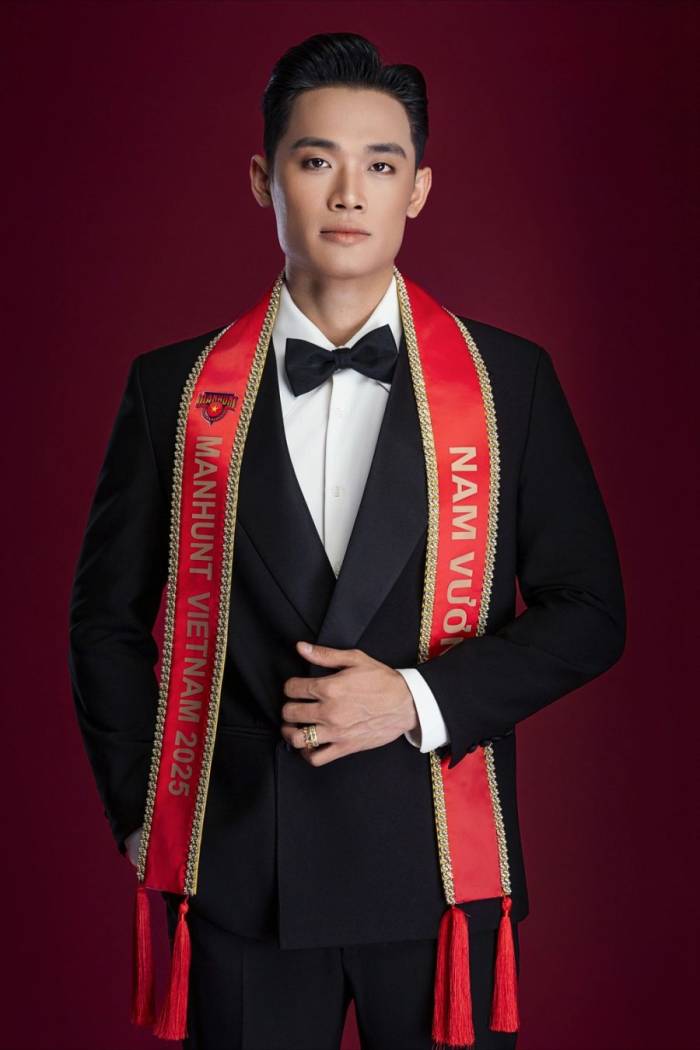 Nam vương Trần Tiến Dũng thi Manhunt International 2026
