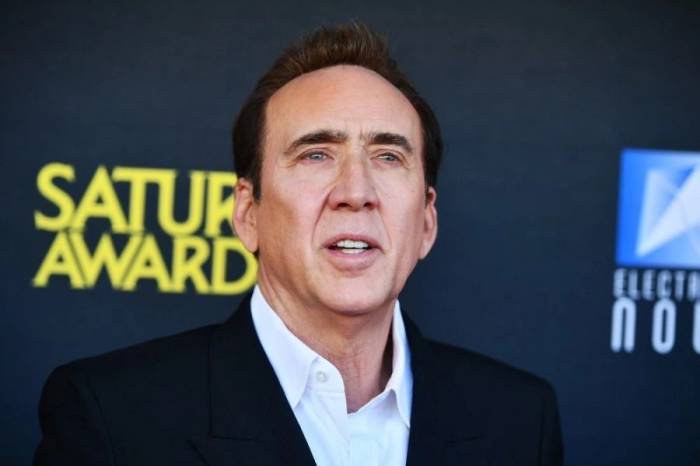 Diễn viên Nicolas Cage tại lễ trao giải Saturn Awards, Los Angeles, năm 2025. Ảnh:Variety