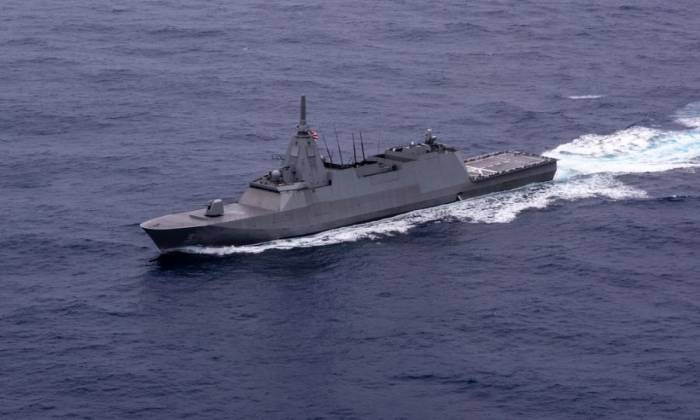 Tàu khu trục JS Yuudachi tại biển Philippines hồi năm 2023. Ảnh: US Navy