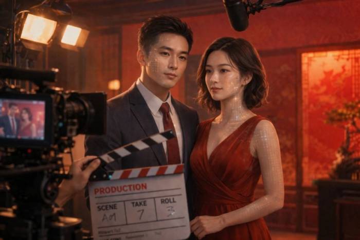 Nhân vật do AI tạo ra xuất hiện nhiều trong phim ngắn của Trung Quốc và Hollywood. Ảnh: Table Media