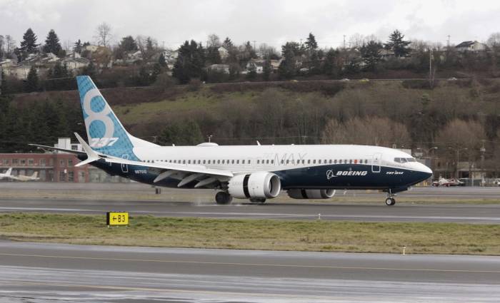 Một chiếc Boeing 737 MAX 8 trong chuyến bay thử tại Seattle, Washington vào tháng 1/2026. Ảnh: Reuters