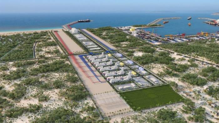 Dự án Trung tâm điện khí LNG Hải Lăng của T&T Group. Ảnh: T&T Group