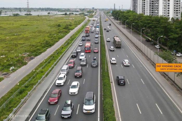 Cao tốc Pháp Vân - Cầu Giẽ, tháng 5/2026. Ảnh: Thế Bằng