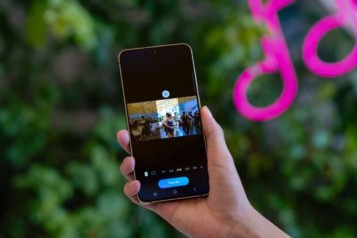 Tính năng My FanCam cho phép tập trung nổi bật một đối tượng trong video. Ảnh: Samsung