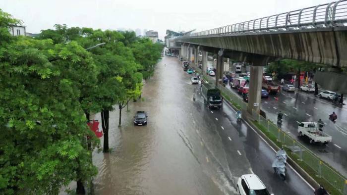 Đường Cầu Diễn nhìn từ trên cao