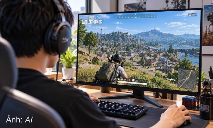 PUBG là một trong những trò chơi điện tử nổi tiếng tại Việt Nam. Ảnh minh họa bằng AI