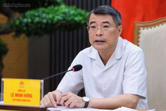 Thủ tướng Lê Minh Hưng phát biểu tại cuộc họp, ngày 11/9. Ảnh: VGP