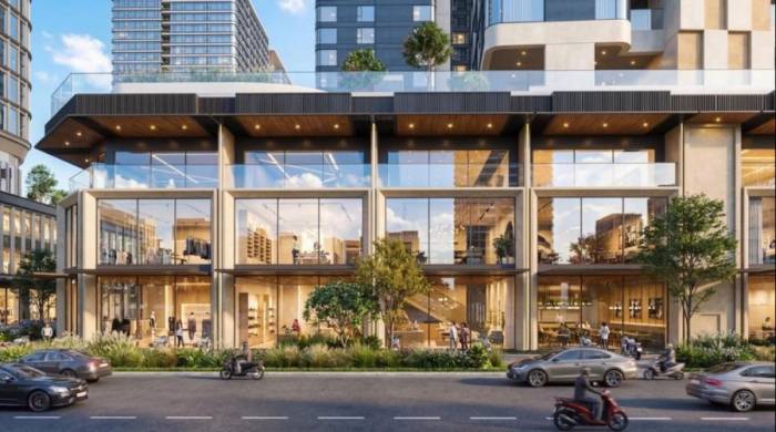 Phối cảnh Shop Apartment tại khối đế dự án Sarene. Ảnh: Sarene Residence & Commercial Complex