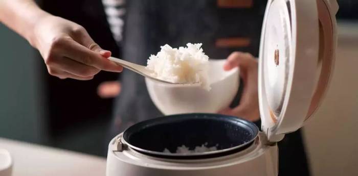 Để cơm nghỉ thêm khoảng chục phút say khi tách, giúp nồi cơm cân bằng độ ẩm, dẻo hơn. Ảnh: Aboluowang